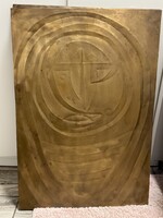 Gyarmathy Tihamér Fali Bronz. 74,5x52 PÉCS, 1915 - 2005, BUDAPEST