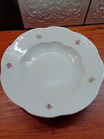 Zsolnay pajzs pecsètes nagy mèretü mèly tányér