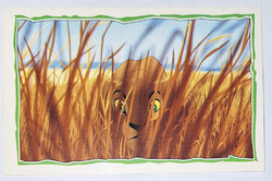 Oroszlánkirály (Lion King) rajzfilm eredeti PANINI 1994 beragasztós matrica (159)