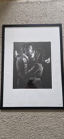 Banksy mobile lovers limitált, sorszámozott litográfia pop art