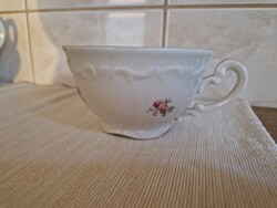 Zsolnay teáscsésze apró virágmintás
