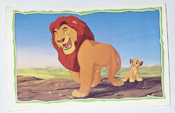 Oroszlánkirály (Lion King) rajzfilm eredeti PANINI 1994 beragasztós matrica (49)