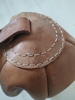 Valódi bőr - bokszlabda /  kézi varrt