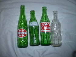 4 db retró üdítő üveg palack gyöngy róna viking sztár