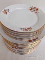 Alfoldi ritka rozsa mintas tanyerkeszlet