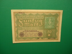 Németország 50 márka 1919 extraszép  MV