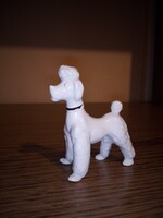 Porcelán uszkár, pudli kutya. Jelzett