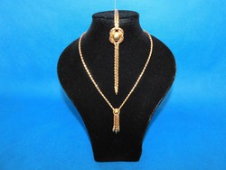 Arany 18k nöi nyakék + karlánc  30.2 gr