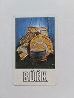 Borsod-Heves megyei Élelmiszer és Vegyiáru Nagykereskedelmi Vállalat MISKOLC 1978. évi kártyanaptár