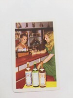 BORSOD-HEVES MEGYEI ÉLELMISZER ÉS VEGYI ÁRU  NAGYKER. VÁLL. FÜSZÉRT MISKOLC 1976. évi kártyanaptár