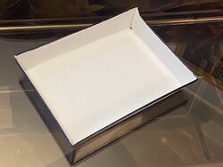 BUDAFOK ZOMÁNC TÁL KIÖNTŐ SAROKKAL 30 X 24 CM ÉS 4 CM MAGAS