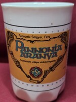 Zsolnay "Pannonia aranya" porcelán sörös pohàr