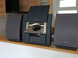 Kuriózum! TECHNICS LS-10 ÁLLÓ CD -S hifi torony MEGA RITKA!!! (GYŐR SZEMÉLYES!)