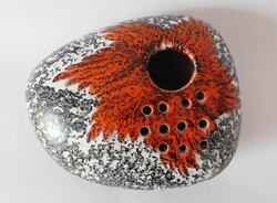 Kék ikebana "kavics tál"