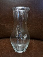 Antique folk glass, broken milk glass from Huta, late 1800s