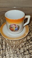 Zsolnay Mottled Cup with Crest