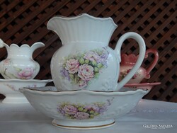 Maryleigh Pottery Staffordshire Angol anyagában dúsan mintázott mosdószett