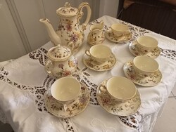 Komplett 6 személyes Zsolnay kávés mokkás készlet