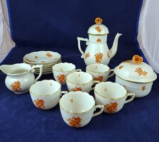 HERENDI ORANGE ETON TEÁSKÉSZLET