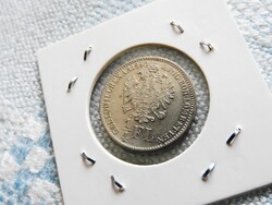 1860 B Körmöcbánya ezüst 1/4 florin forint (KU6)