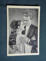 Képeslap,film,mozi,művészet,Tolnay Klári,Darvas Iván színész,1956-