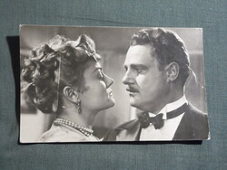 Képeslap,film,mozi,művészet,Temesi Hédi,Ungvári László színész,1956-
