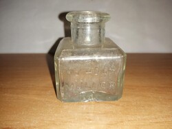 Antik Müller Rt. tintás üveg, kb. 40 gr.