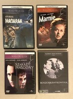 MADARAK.... 4 DB ALFRED HITCHCOCK - GYÁRI DVD FILM EGYÜTT