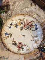 Antique sarreguemines u &c righi coaster
