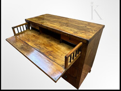 Antik eredeti biedermeier írókomód, szekreter, írószekrény