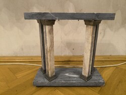 Arr Deco Màrvàny Oszlopok, Asztali óra Kandalló alkatrész,vàz , Dekoráció Gyüjteménybe is