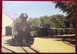 Képeslap, Vasút, Nosztalgiavonat Balatonyfenyves 1992 490. számú gőzmozdony