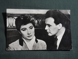 Képeslap,film,mozi,művészet,Ferrari Violetta,Szirtes Ádám színész,1956-