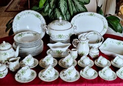 „Időtálló elegancia” Hollóházi Erika mintás ÚJ étkészlet