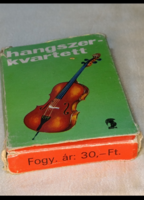 MINERVA KIADÁS -HANGSZER KVARTETT KÁRTYAJÁTÉK 1969