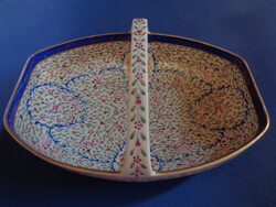 GYÖNYÖRŰ KÉZZEL FESTETT PORCELÁN KOSÁR