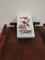 Hollóházi paradicsom madaras bonbonier