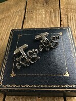 Old Relo artisan silver cufflinks