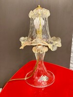 Muranoi stílusú asztali lámpa, vintage hangulat