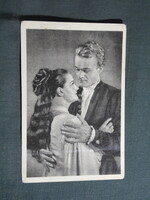 Képeslap,film,mozi,művészet,Tolnay Klári,Darvas Iván színész,1956-