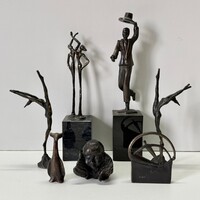 Corry Ammerlaan van Niekerk - 6 Pieces of Bronze Statues (also sold individually)