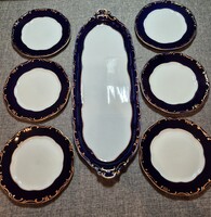 Zsolnay Pompadour III. szendvicses készlet