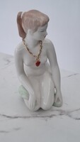 Aqvincum PORCELÁN Női akt szobor