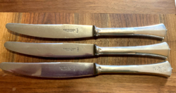 3 db szép ezüstkés Diana fémjelekkel, monogrammal - 224 gr.