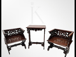 3 részes reneszánsz bútorszett