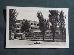 Képeslap,Harkány,bányász szálló,üdülő látkép,részlet,1956-
