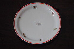 ANTIK ZSOLNAY ÁLLAT MINTÁS GYEREK TÁNYÉR, KISTÁNYÉR