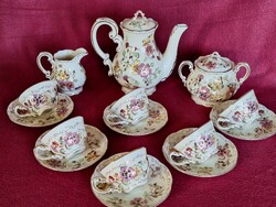 Zsolnay pillangós ÚJ kávéskészlet