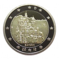 Németország,2 euro 2012 G PP - Bayern UNC ötvözet