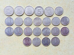 Németország NDK 24 db Különböző Érme 1 és 5 Pfennig 1949-1986